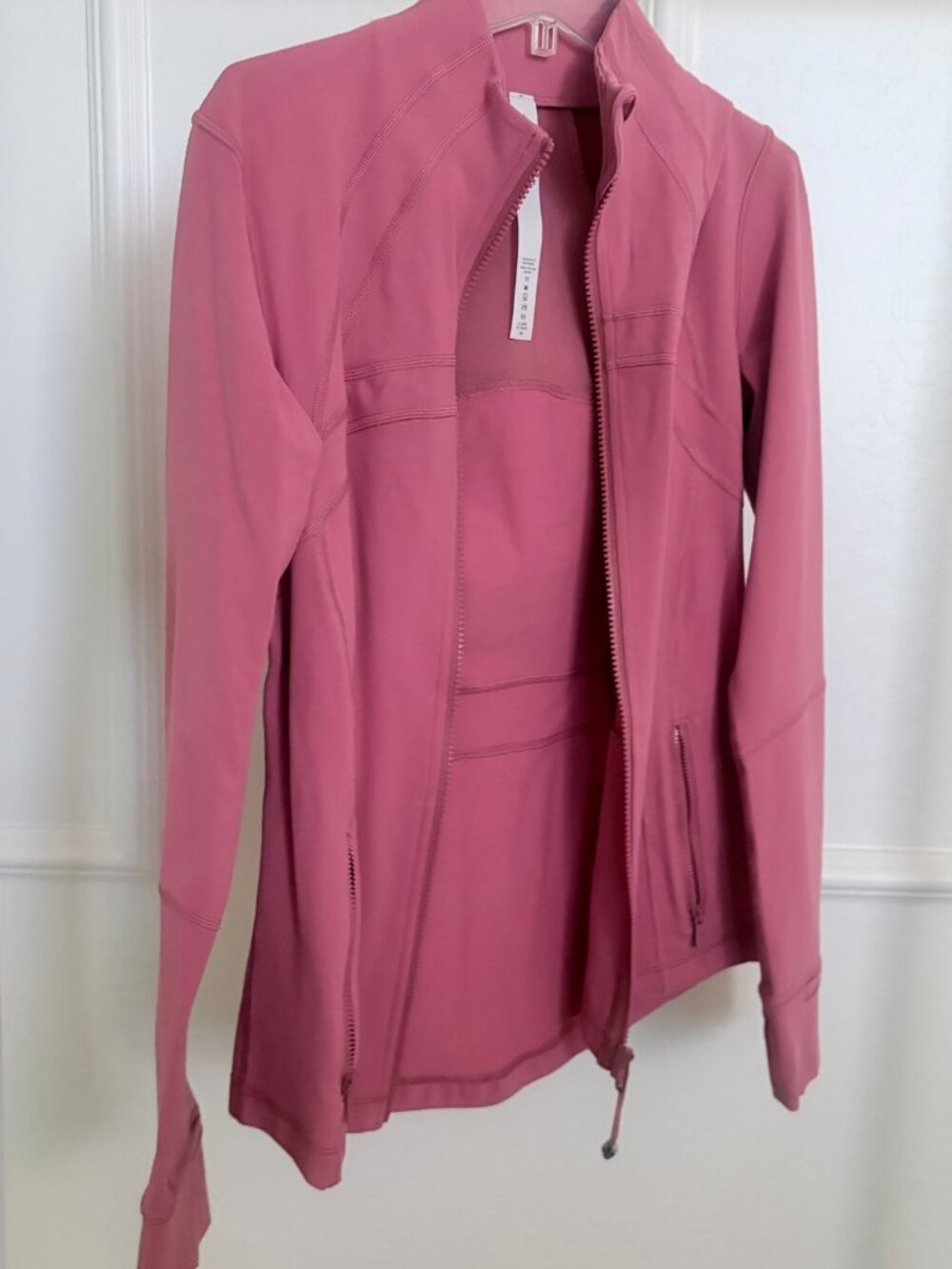 NWOT Lululemon Define Jacket - Nulu - Rose Pink - Size 8